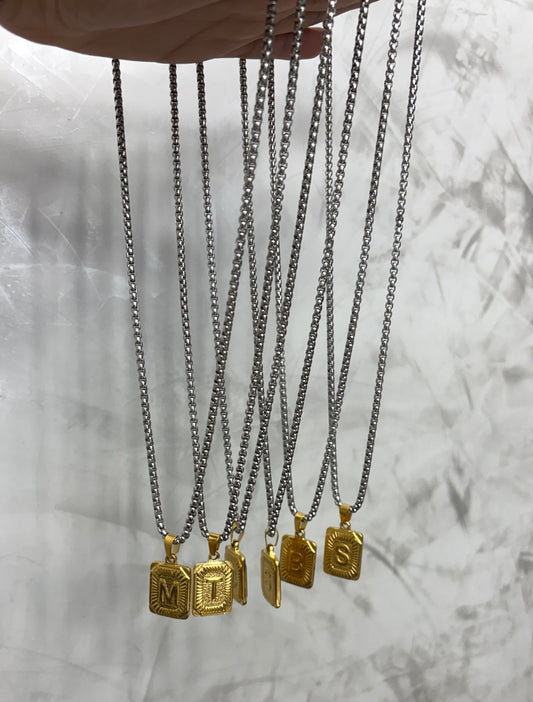 Lettered Elegance Necklace