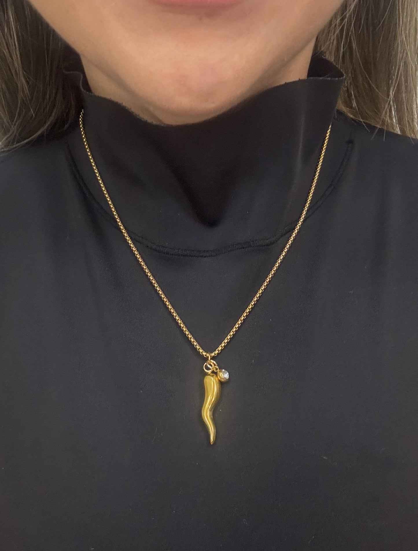 Golden Amulet Necklace