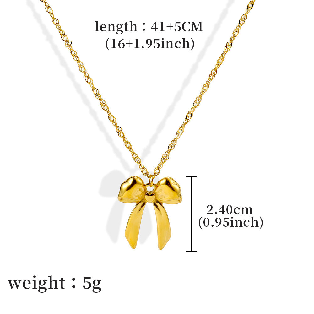Bow Necklace