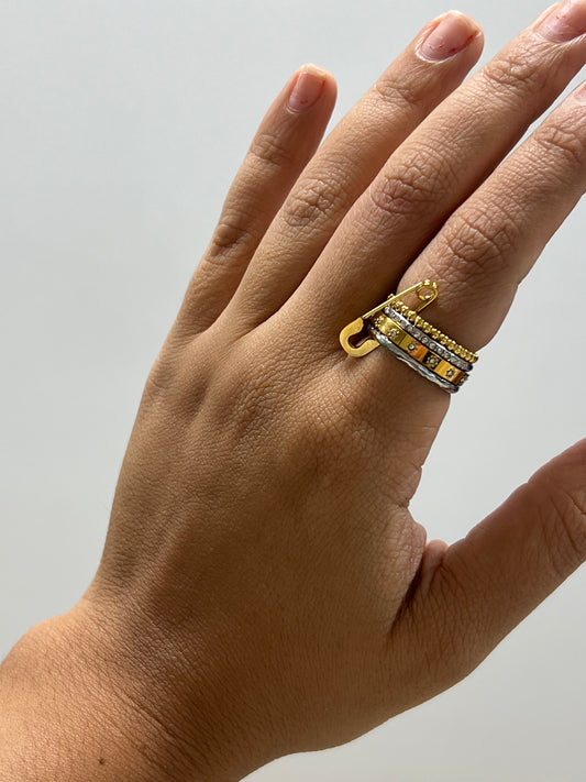 Pin & Sparkle Ring