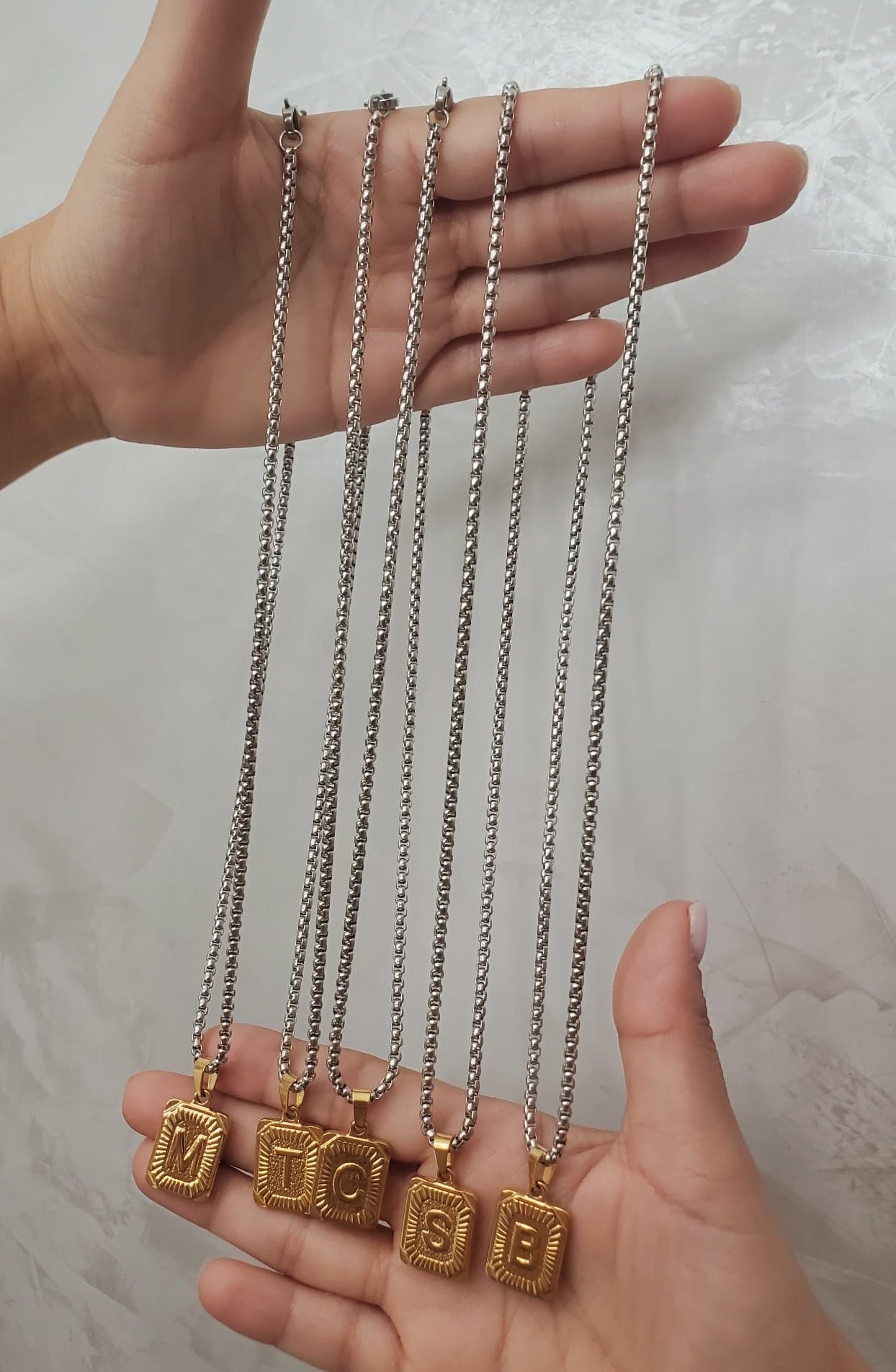 Lettered Elegance Necklace