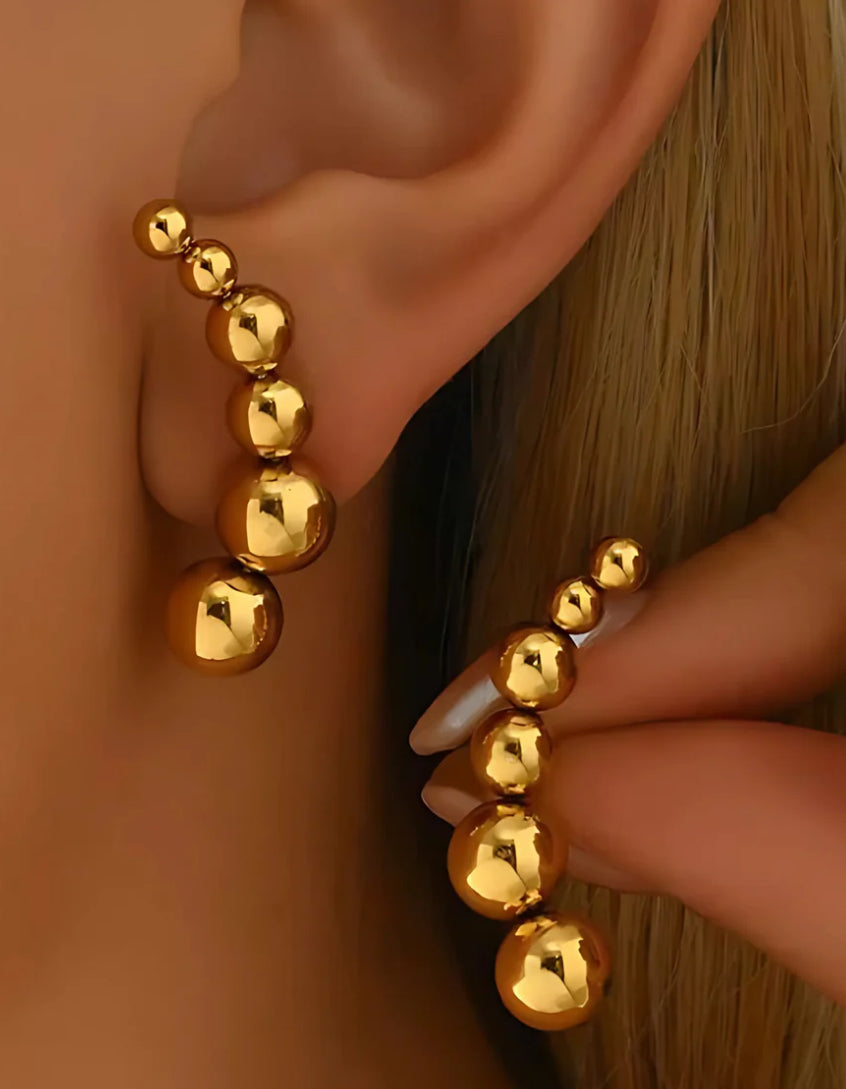 Cascading Bead Earrings