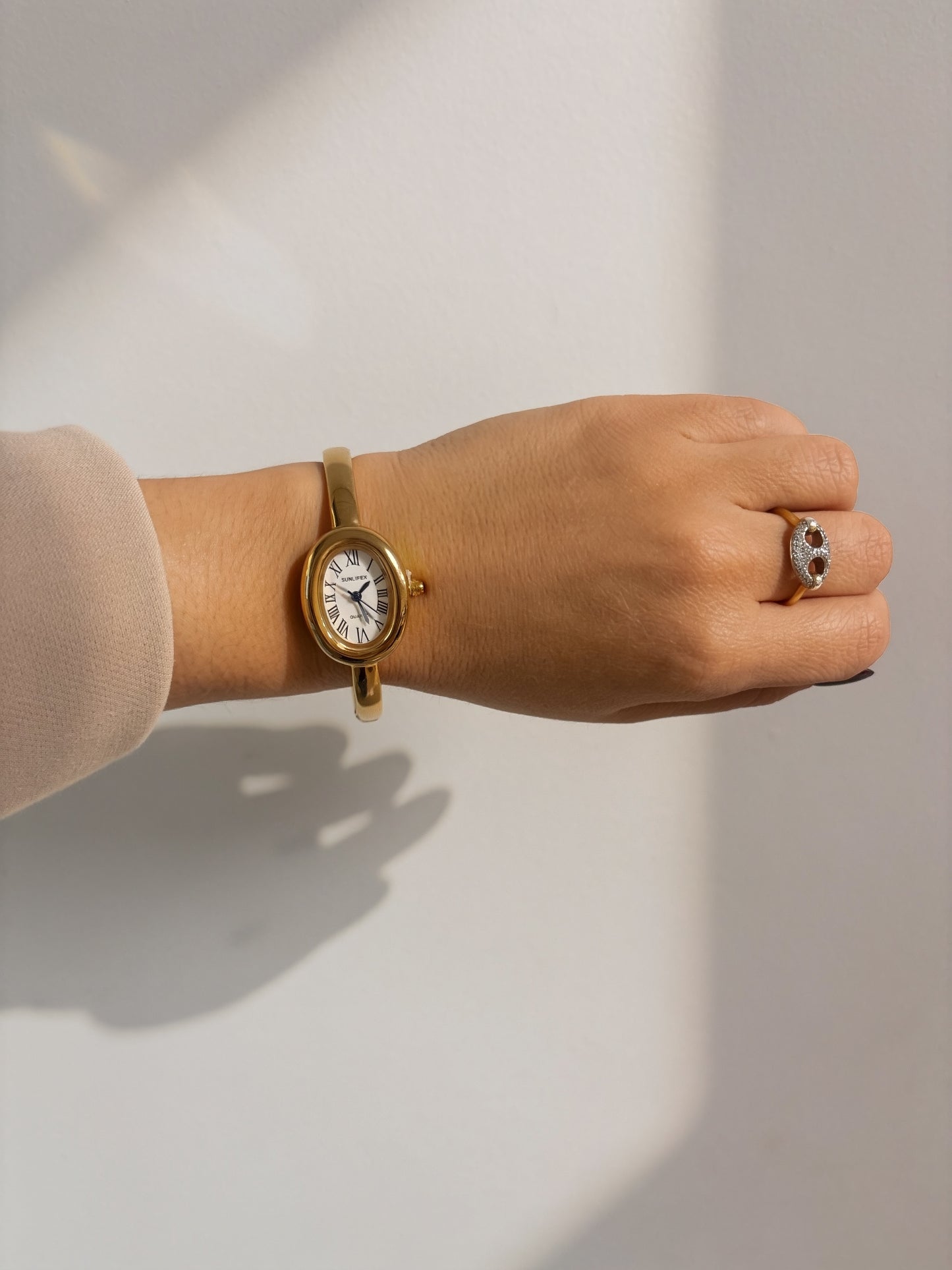Aurélie Oval Watch Ring