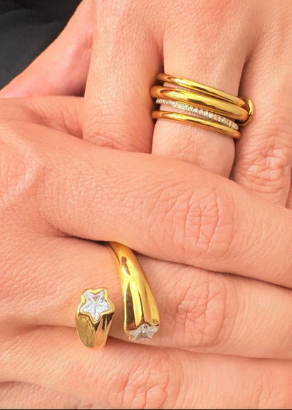 Twinkle Leaf Ring