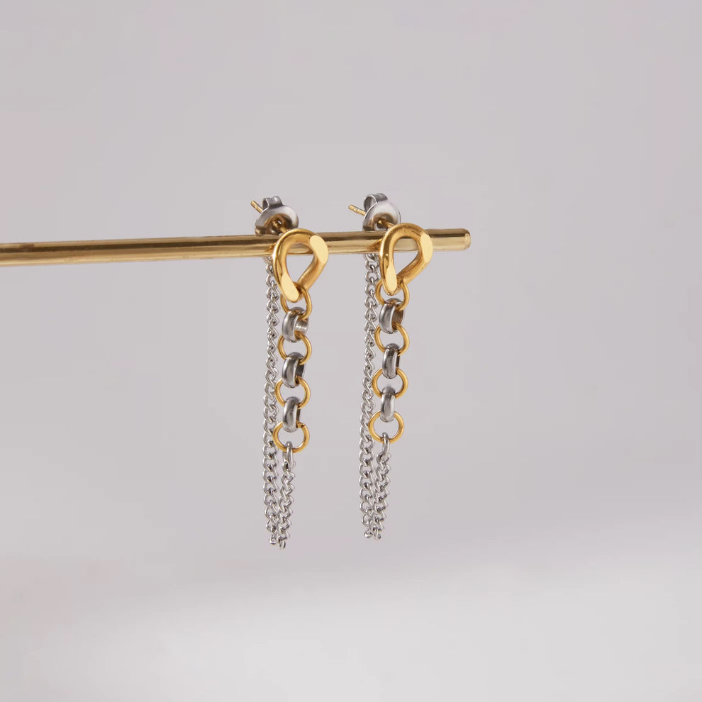 Interlock Chain Earrings
