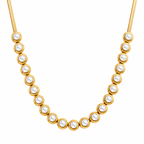 Pearl Line Necklace