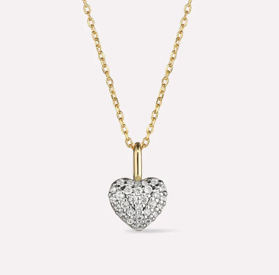 Sparkling Heart Necklace
