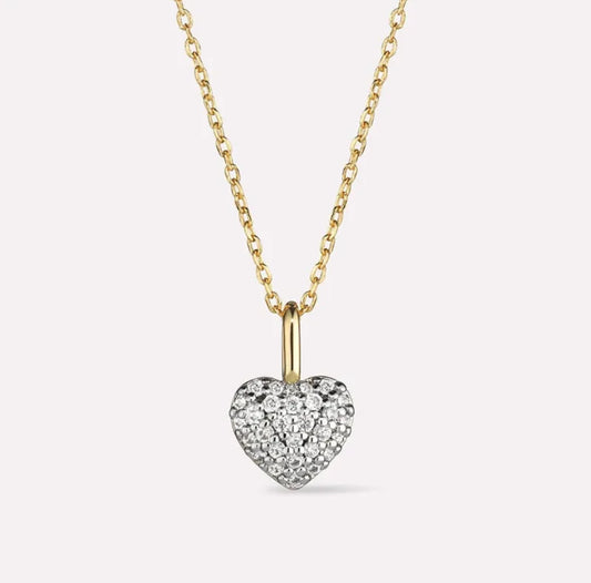 Sparkling Heart Necklace