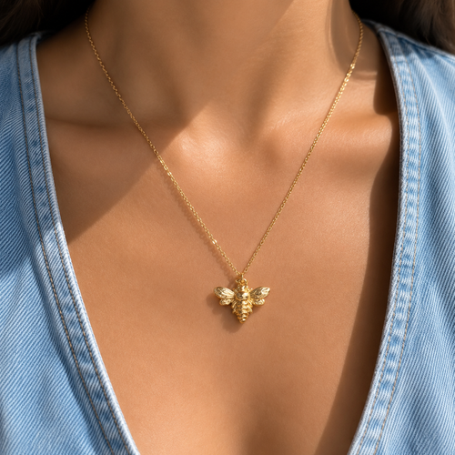 Bee Charm Necklace