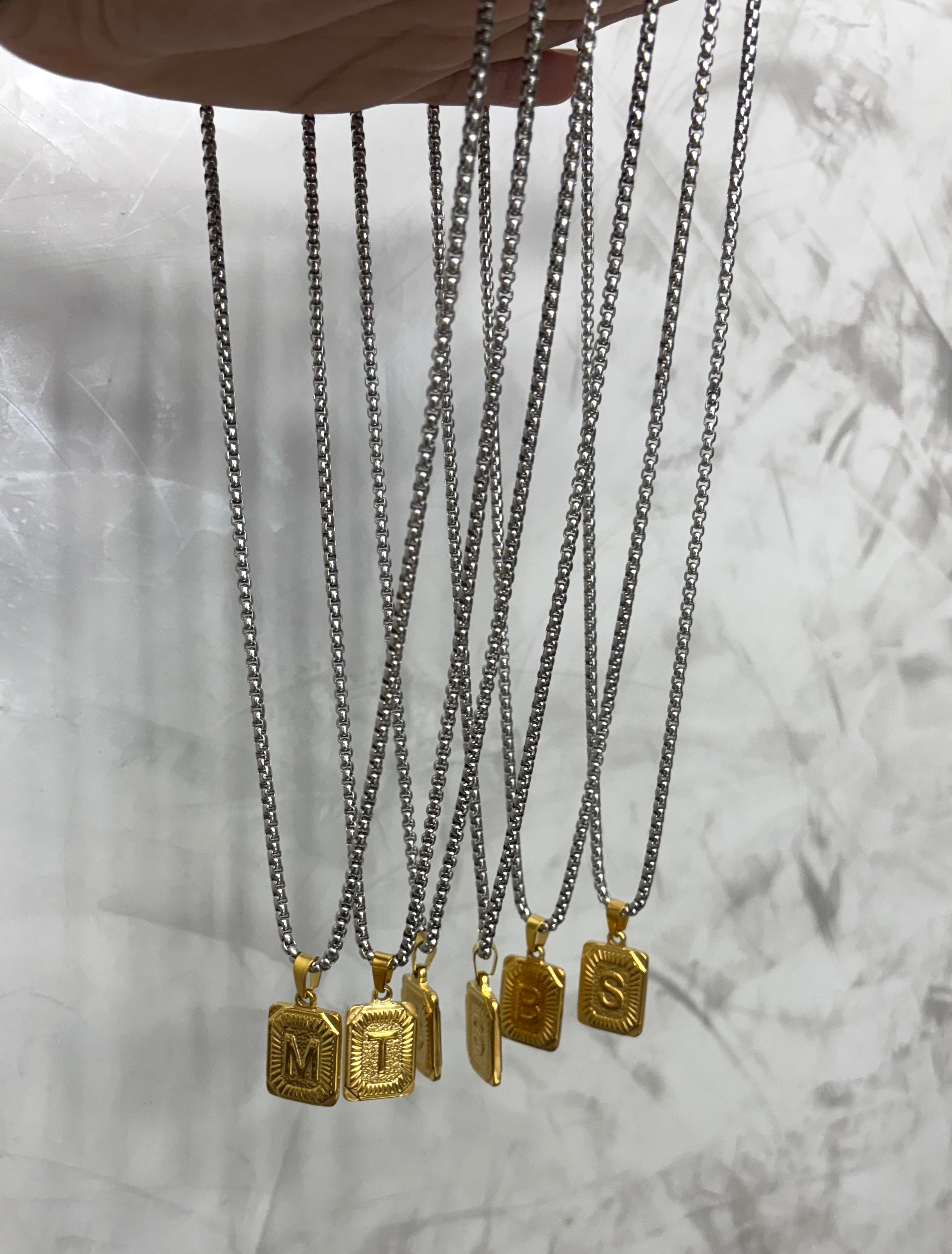 Lettered Elegance Necklace