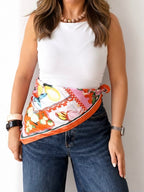 Citrus Picnic Scarf
