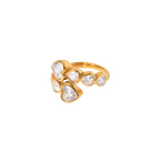 Hearts of Gold Ring