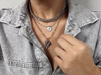 Bolt Layered Necklace