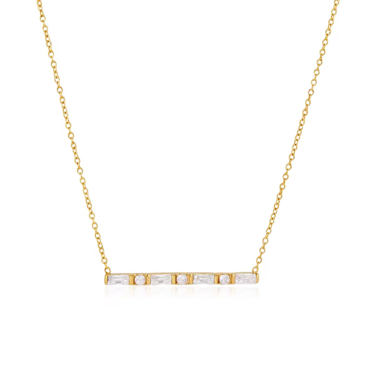 Sparkling Bar Necklace