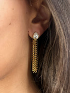Crystal Tassel Earrings