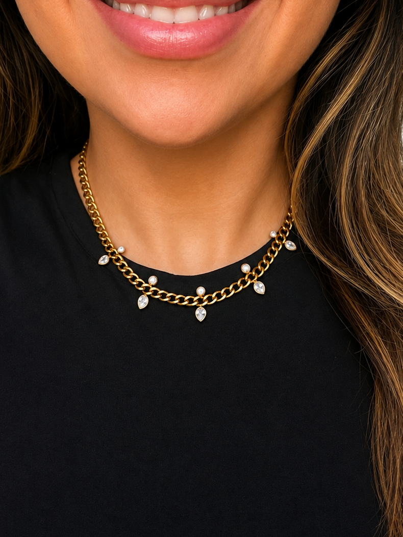 Luna Charm Chain Necklace
