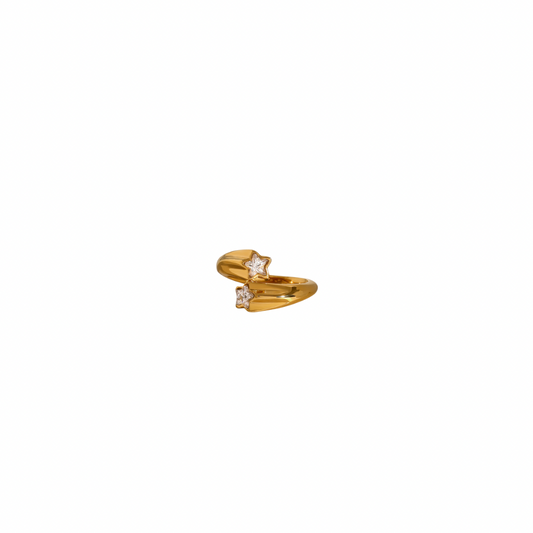Twinkle Leaf Ring