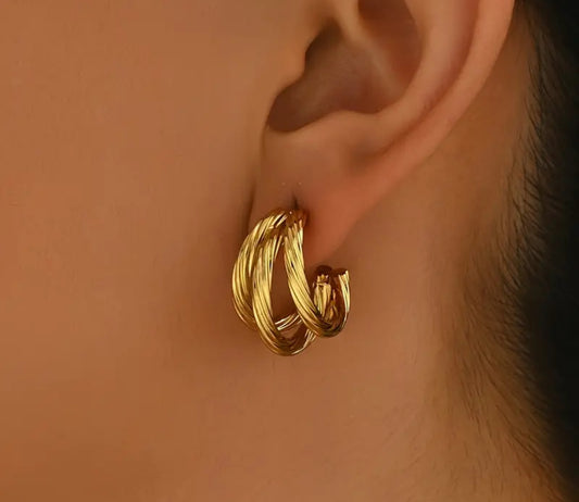 Luxe Twist Hoops