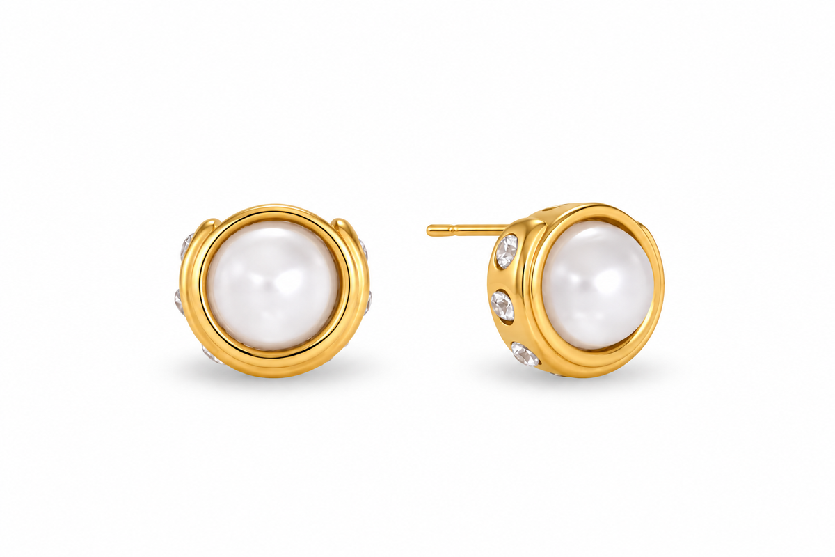 Elodie Pearls Earrings