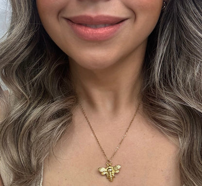 Bee Charm Necklace