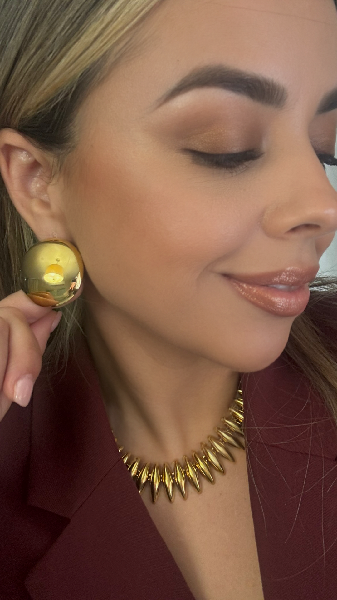 Luxe Dome Earrings