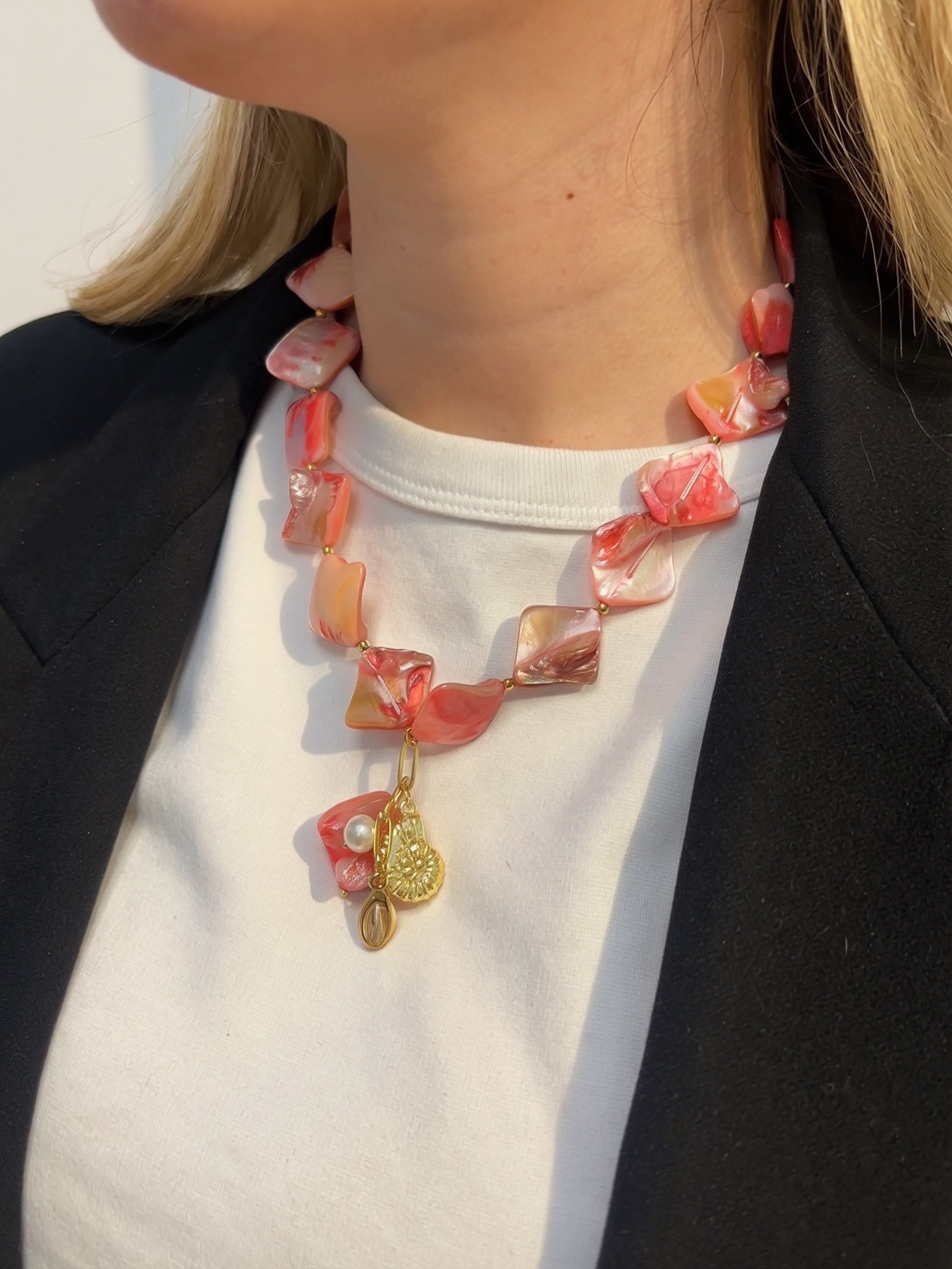 Coraline Charm Necklace