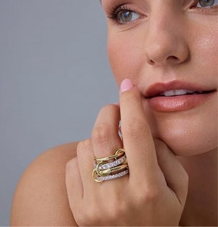 Gilded Harmony Ring