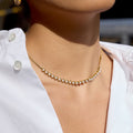 Pearl Line Necklace