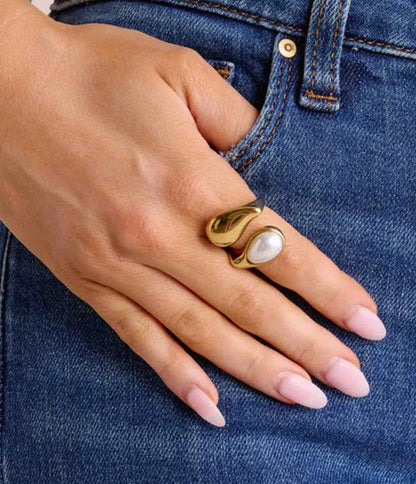 Pearl Drop Ring