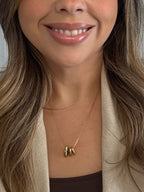 Golden Trio Pendant Necklace