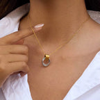Dual Ring Necklace