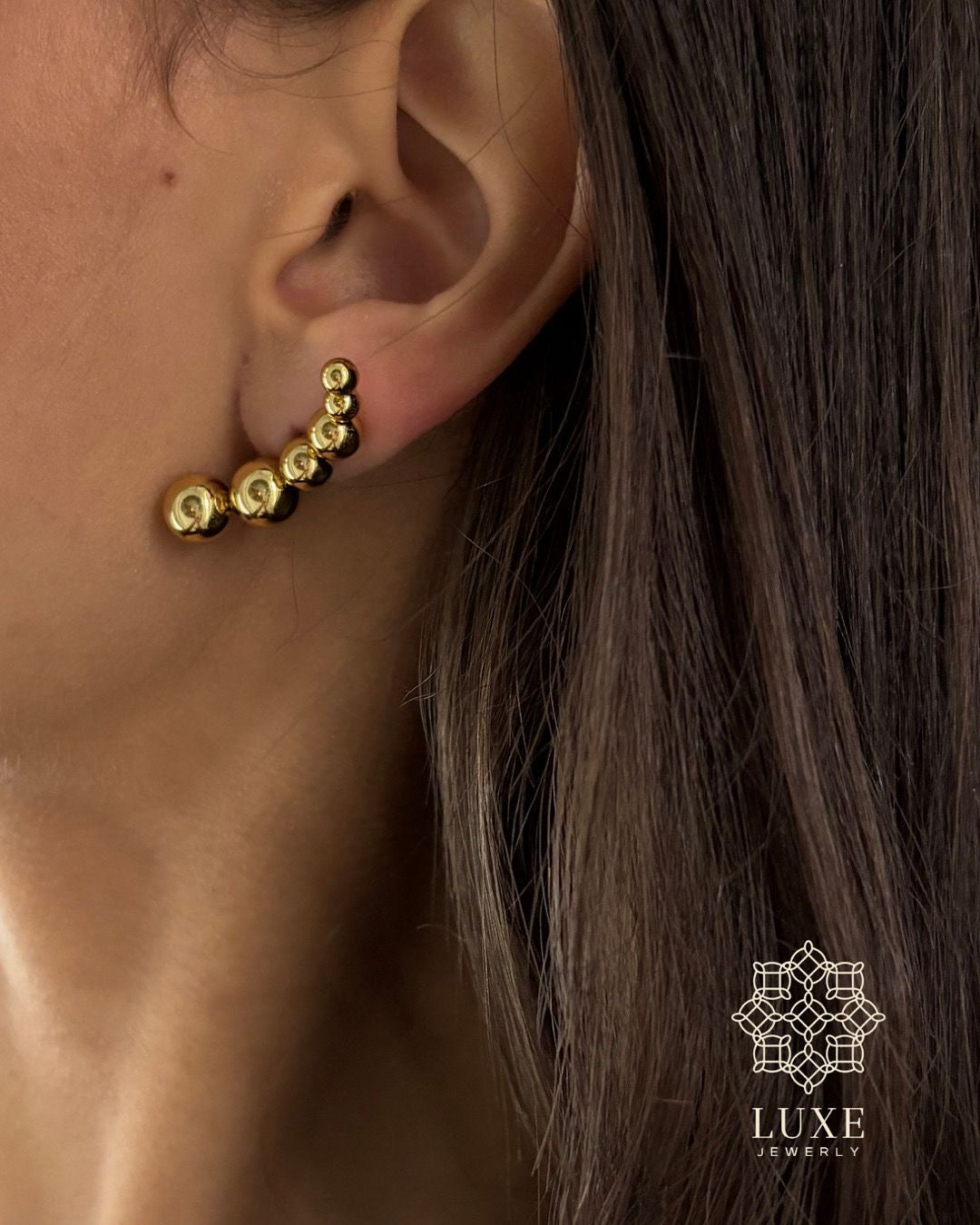 Cascading Bead Earrings