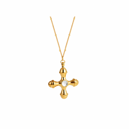Radiant Cross Necklace