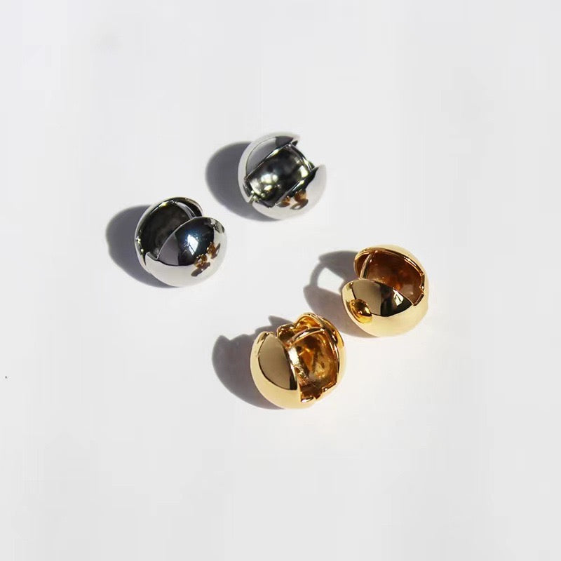 Sleek Sphere Earrings