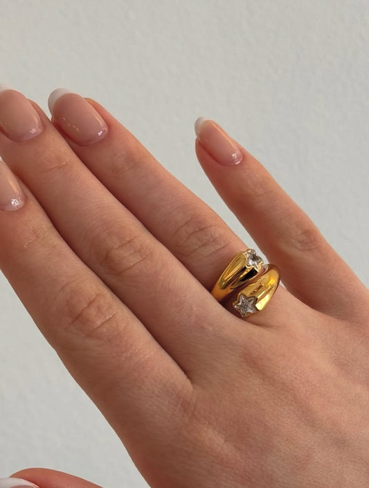 Twinkle Leaf Ring