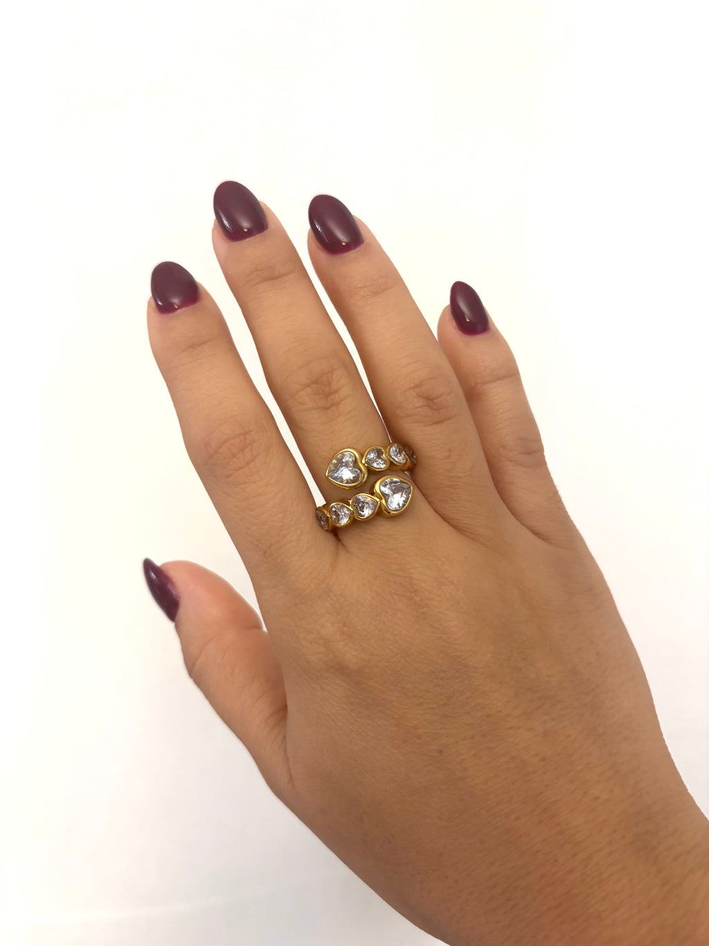 Hearts of Gold Ring