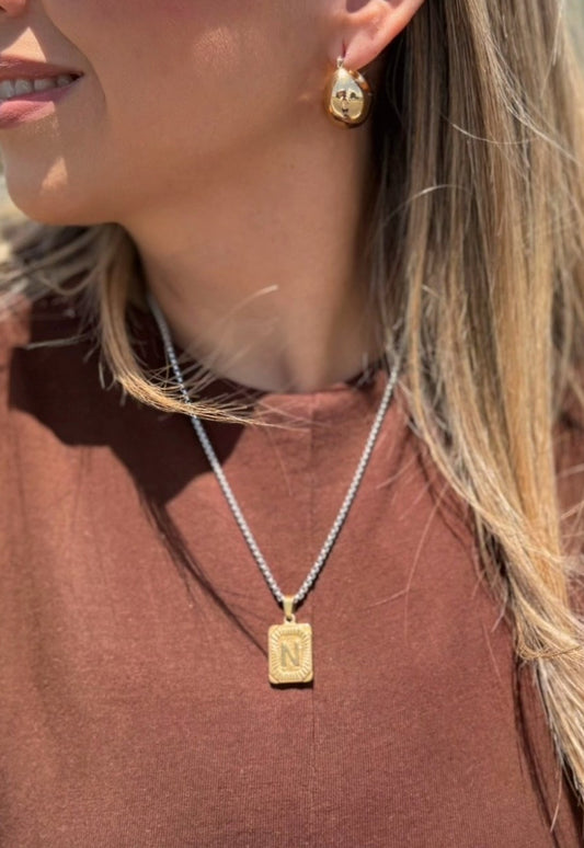 Lettered Elegance Necklace