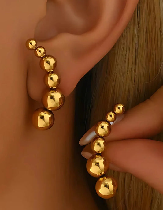 Cascading Bead Earrings