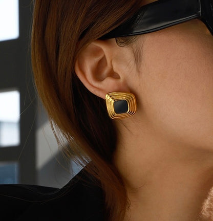 Midnight Frame Earrings