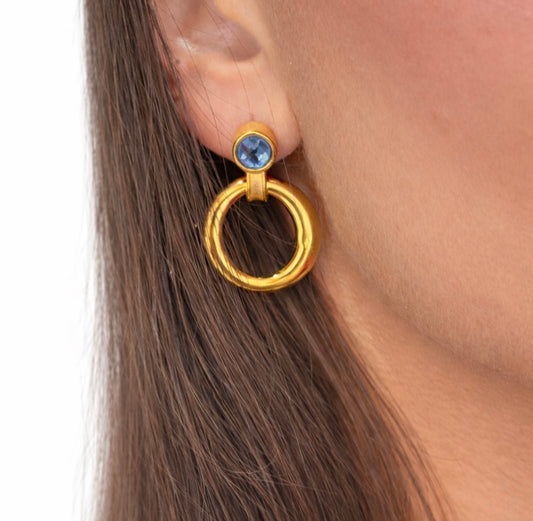 Azure Halo Earrings