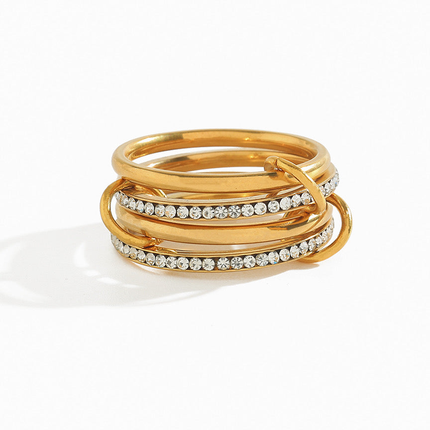 Gilded Harmony Ring
