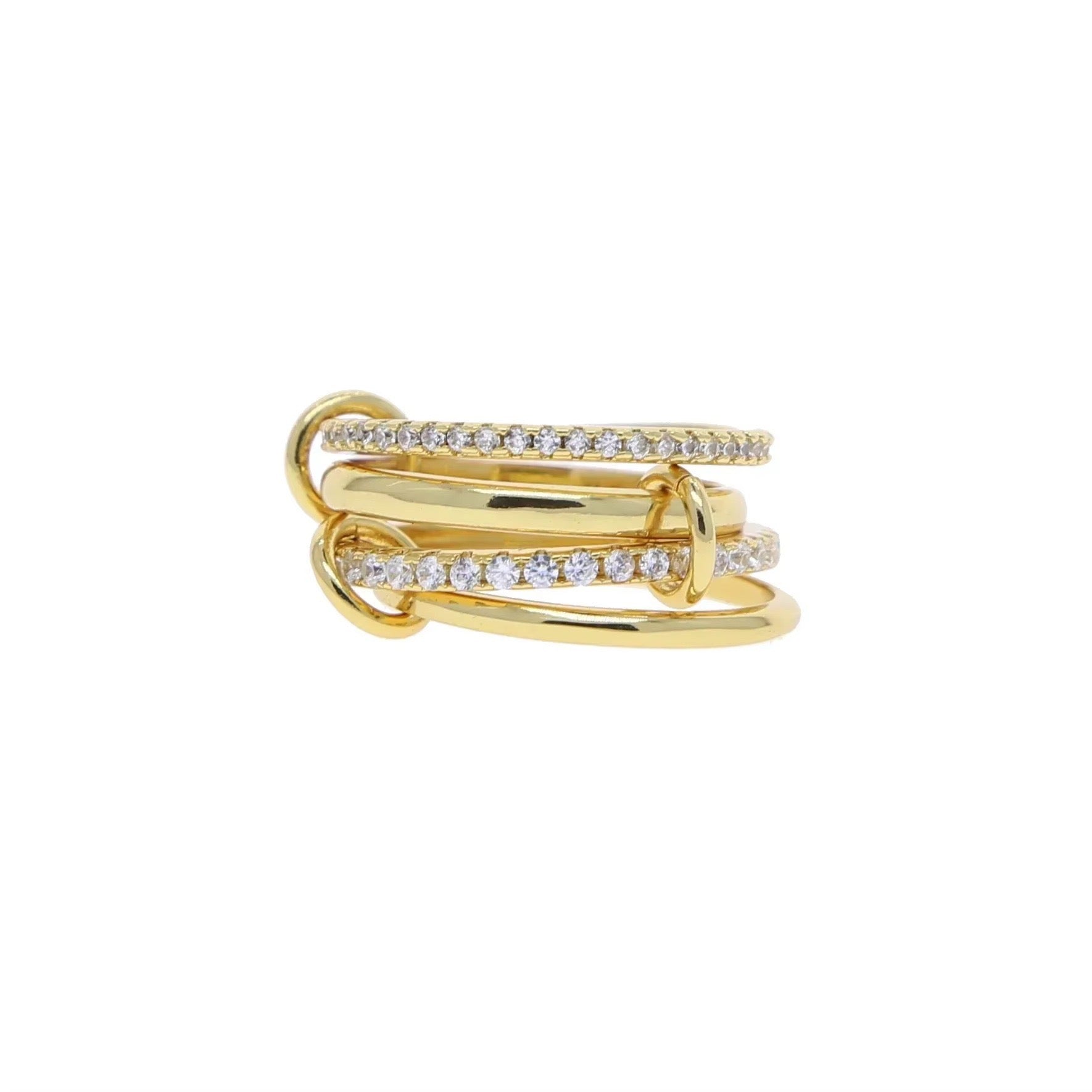 Gilded Harmony Ring