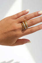 Gilded Harmony Ring