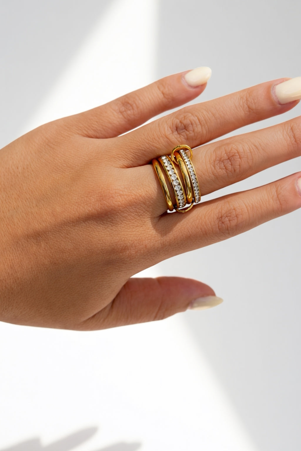 Gilded Harmony Ring