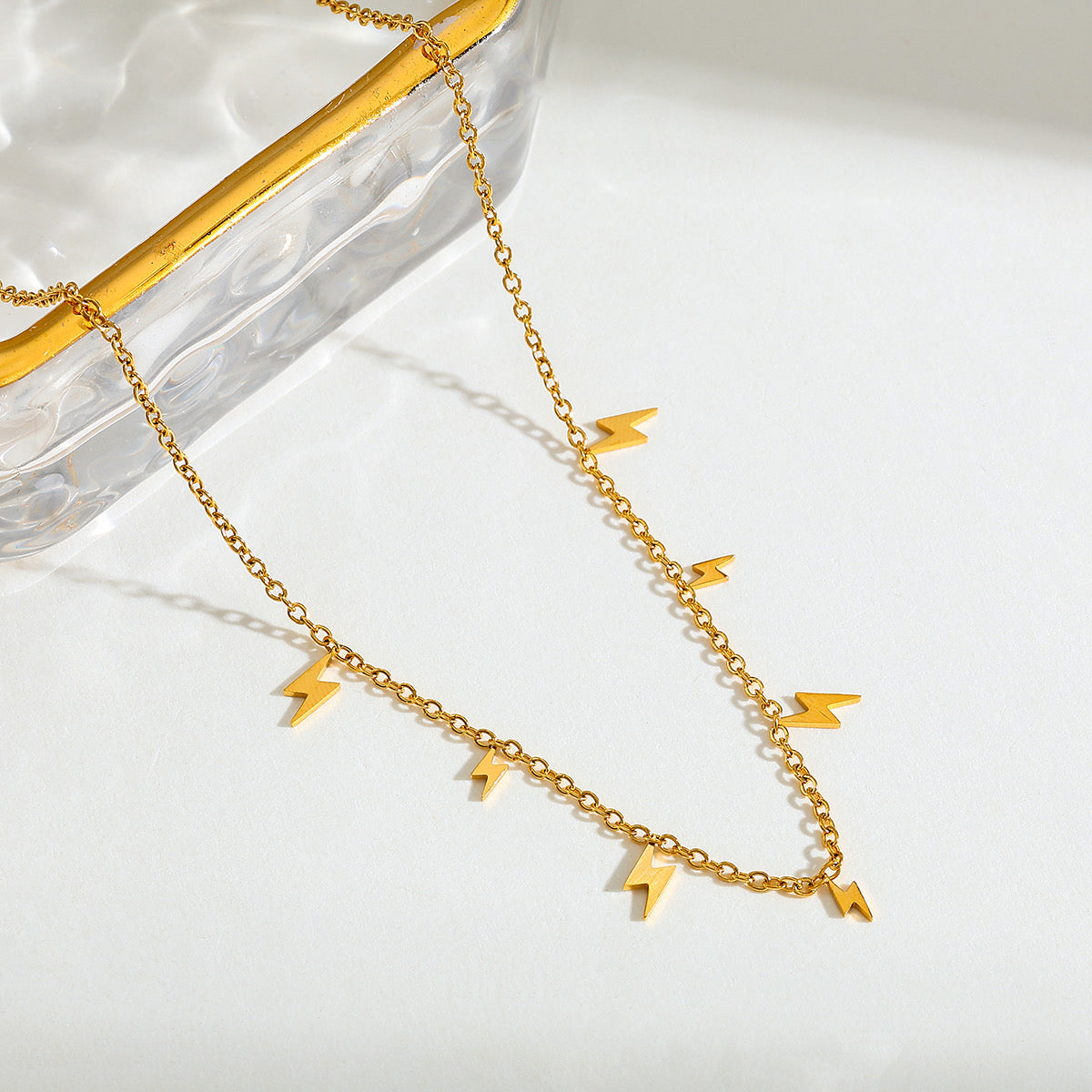 Tiny Bolt Necklace