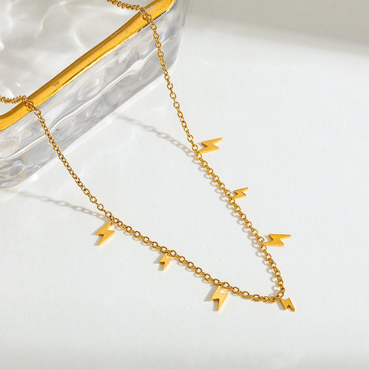 Tiny Bolt Necklace