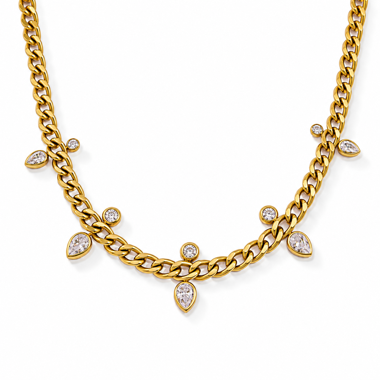 Luna Charm Chain Necklace