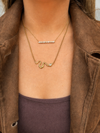 Sparkling Bar Necklace