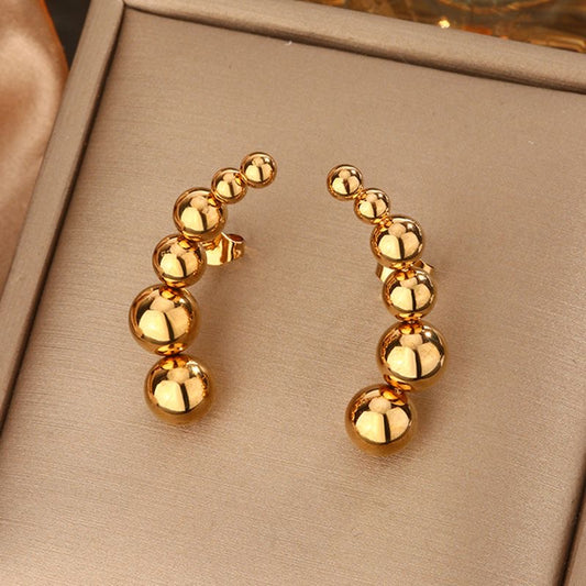 Cascading Bead Earrings