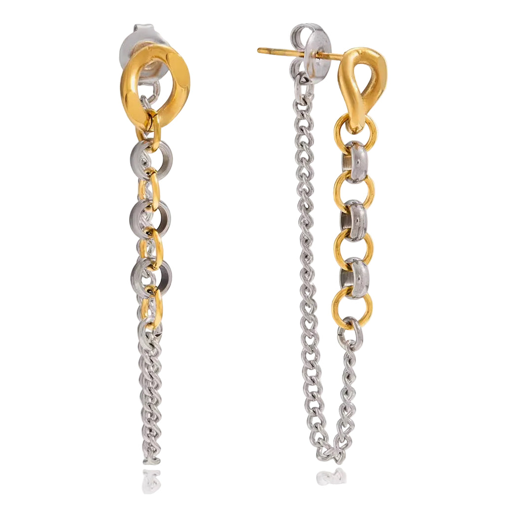 Interlock Chain Earrings